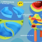 AIYPLAY Маса за игра с пясък и вода, с 16 аксесоара - Image 10