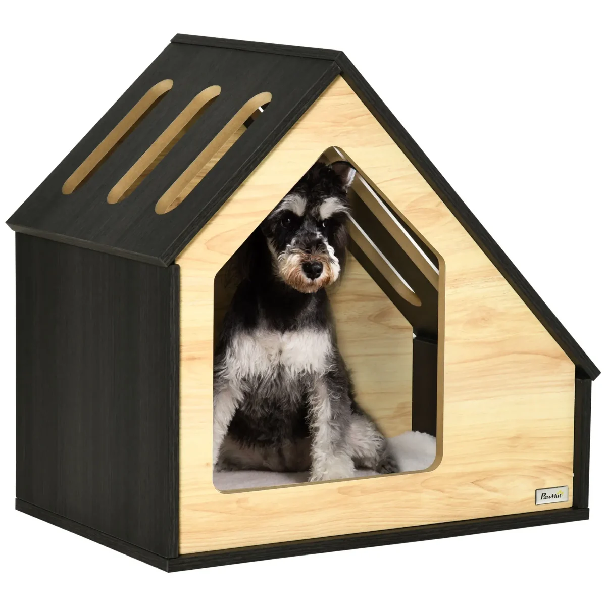 Кучешка къщичка Pawhut, вътрешна, с възглавница до 8 кг - Image 1