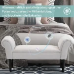 HOMCOM, Тапицирана пейка, за коридор за спалня, до 130 кг - Image 5