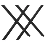 Комплект крака за маса Homcom, стомана, 80x4x72 см - Image 7