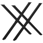 Комплект крака за маса Homcom, стомана, 80x4x72 см