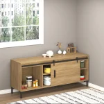 HOMCOM 200 см плъзгаща се врата, комплект - Image 5