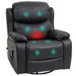 Масажен стол HOMCOM, функция за отопление и накланяне