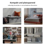 HOMCOM, Тапицирана пейка, за коридор за спалня, до 130 кг - Image 11