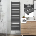 Вертикален радиатор за баня Aquamarin , 1800 x 600 мм - Image 3