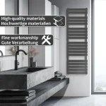 Вертикален радиатор за баня Aquamarin , 1800 x 600 мм - Image 10