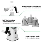 Ренде HOMELUX барабан, 3-в-1 резачка за зеленчуци - Image 4