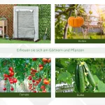 Слънчева оранжерия с PE мрежа, 100x50x150см - Image 3