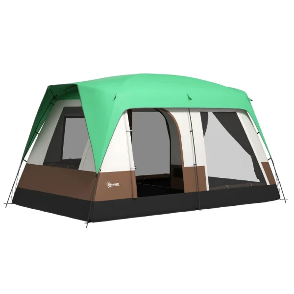 Къмпинг палатка Outsunny за 7-8 души, 4.90 x 3.05 x 2.25 м