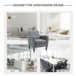 Релаксиращ фотьойл HOMCOM, 66 x 72 x 74 см - Image 2