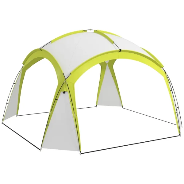 Беседка за събития Outsunny, 3,5 x 3,5 м водоотблъскваща