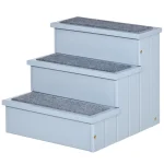 PawHut Стълби за кучета 3 стъпала с височина 38 см - Image 9