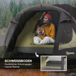 Къмпинг палатка Outsunny за 4 души, лека, стабилна, UV 50+ - Image 2