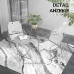 Комплект градински мебели Outsunny от 3 части - Image 2