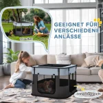 Сгъваема кошара за домашни любимци PawHut - Image 3