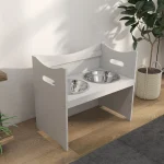 Станция за хранене на кучета PawHut, 2 купички - Image 9