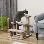 PawHut Стълби за домашни любимци, 3 стъпала, до 5 кг - Image 2