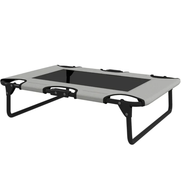 PawHut повдигнато легло за кучета, сгъваемо, 75 x 51 x 18 см