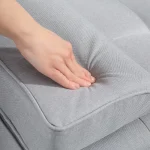 Разтегателен диван HOMCOM, 3-местен със сгъваема маса - Image 7