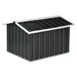 Метален навес Outsunny за роботизирани косачки, 86x100x63 - Image 7