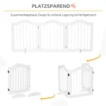 PawHut Кучешка порта от 3 части, 154,5 x 61 см Сгъваема - Image 7