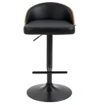 Комплект бар столове HOMCOM от 2 броя Завъртане на 360° - Image 4