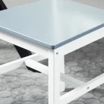 Комплект от 2 стола за трапезария, Масивно дърво - Image 10