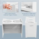 Станция за хранене на кучета PawHut, 2 купички - Image 8