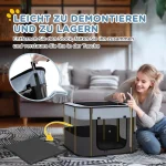 Сгъваема кошара за домашни любимци PawHut - Image 5