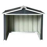 Метален навес Outsunny за роботизирани косачки, 86x100x63 - Image 4