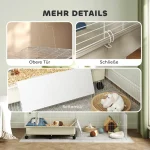 Клетка за малки животни PawHut, корито за хранене - Image 4