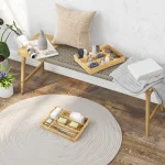 HOMCOM Комплект от 2 кошници за съхранение с отделения - Image 8