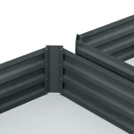 Комплект от 2 саксии Outsunny, поцинкована стомана - Image 8