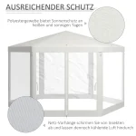 Градинска беседка Outsunny, шестоъгълна, 3,94x3,412x2,5 м - Image 5