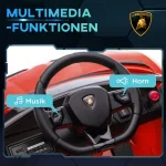 Електрическа детска количка HOMCOM, Lamborghini Aventador - Image 4