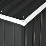 Метален навес Outsunny за роботизирани косачки, 86x100x63 - Image 11