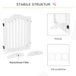 PawHut Кучешка порта от 3 части, 154,5 x 61 см Сгъваема - Image 5