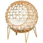 Pawhut Кошница за котки от ратан, Ø45 x 57H см - Image 8