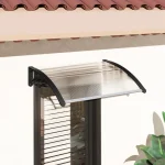 Навес за входна врата Outsunny 100 x 75 см, поликарбонатен - Image 4