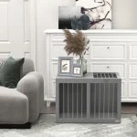 PawHut Къща за кучета, 2 врати, 80 см x 50 см x 56,5 см - Image 4