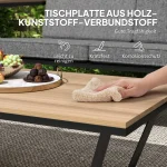 Комплект градински мебели Outsunny за 4 души - Image 8