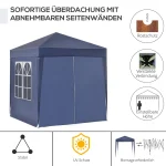 Outsunny Разгъваща се беседка, шатра, 4 странични стени - Image 6