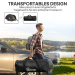 Къмпинг палатка Outsunny за 4 души, лека, стабилна, UV 50+ - Image 8