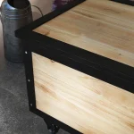 Градинска кутия за съхранение Outsunny, 121 литра, 2 колела - Image 9