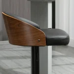 Комплект бар столове HOMCOM от 2 броя Завъртане на 360° - Image 10