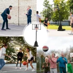 Баскетболна стойка SPORTNOW, регулируема височина - Image 11