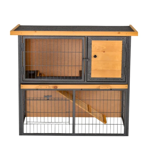 PawHut Клетка за малки животни, 89,5 x 45 x 81 см