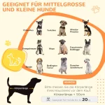 PawHut Къща за кучета, 2 врати, 80 см x 50 см x 56,5 см - Image 10