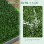 Кучешка тоалетна PawHut с изкуствена трева, дренажни отвори - Image 10