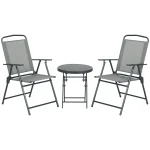 Комплект градински мебели Outsunny, сгъваеми - Image 10